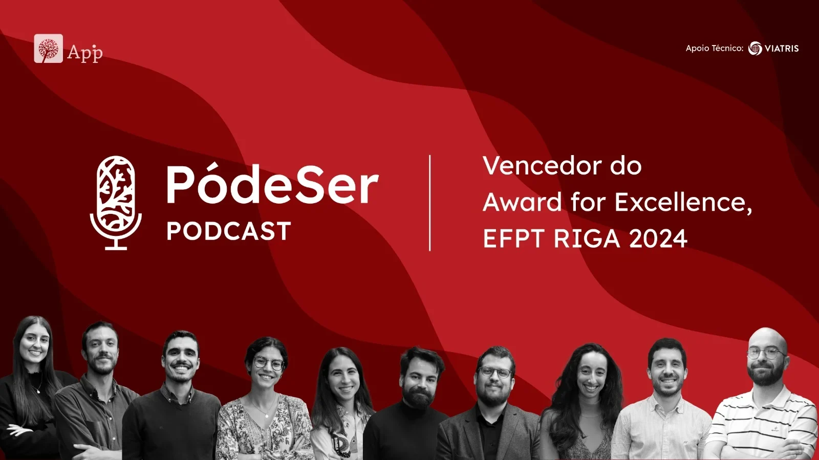 Podcast “PódeSer” vencedor do prémio “Award for Excellence” no Fórum da EFPT 2024